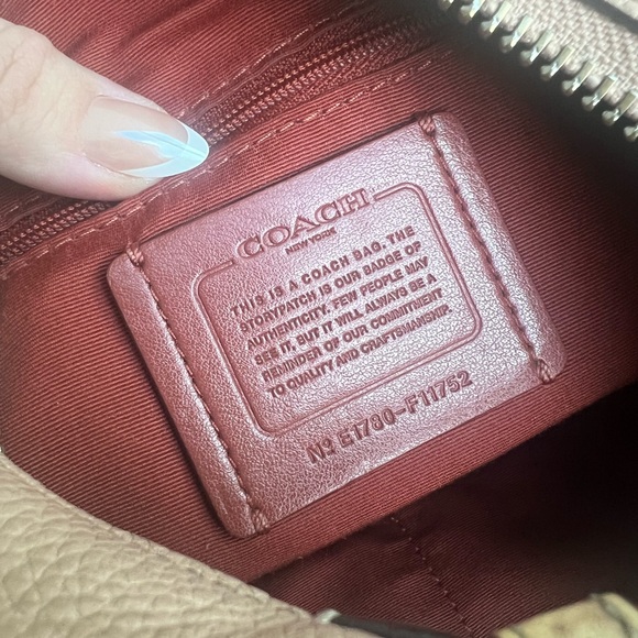 Coach Harley East West Hobo Shoulder Bag with Snakeskin Trim - Picture 8 of 10